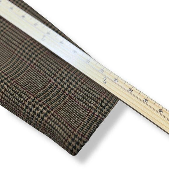 Vintage Jaclyn Smith Blazer 10 Classic Brown Tweed Faux Suede Trim Equestrian M - Picture 12 of 14